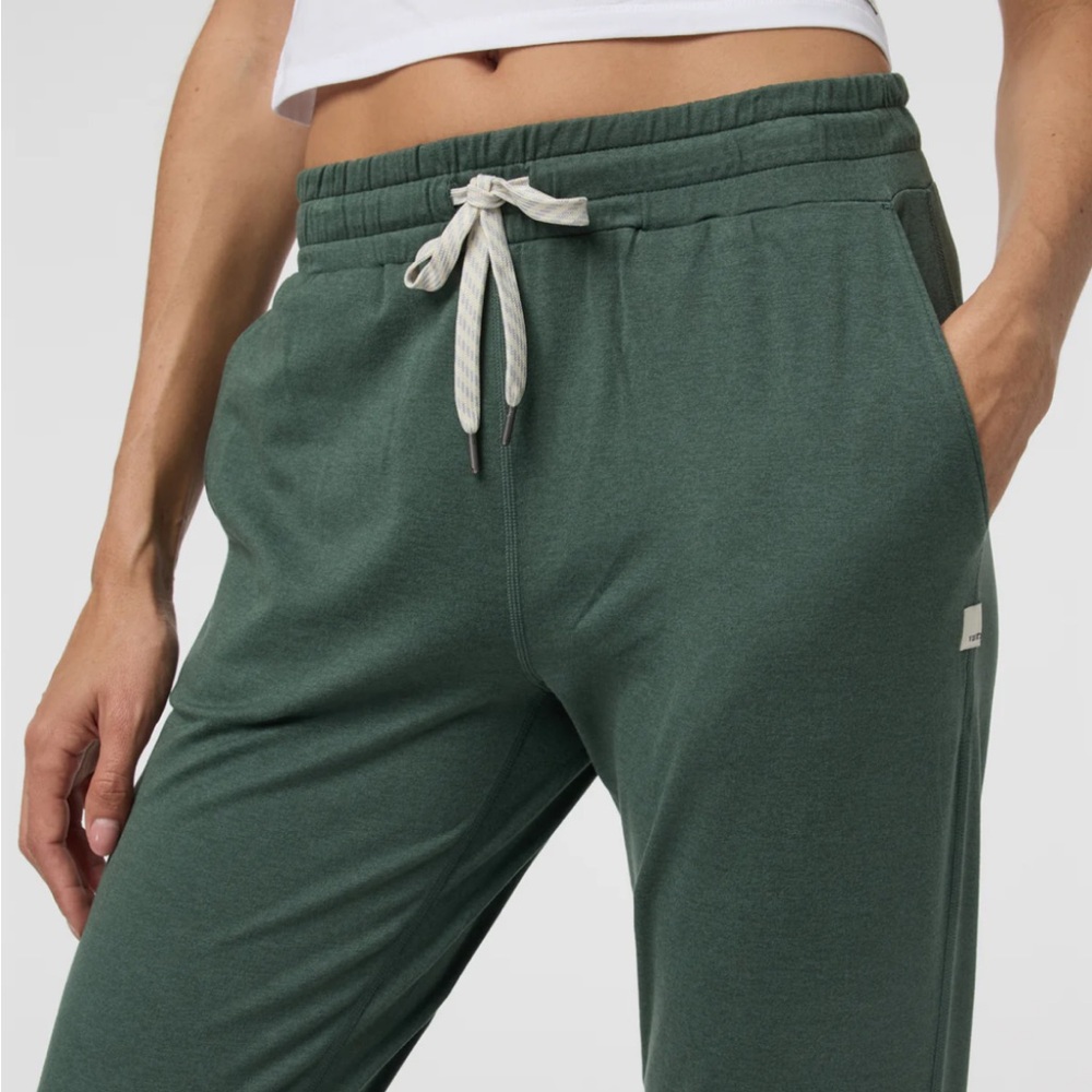 Vuori Performance Jogger Pant Lounger Athletic Athleisure Sweat Workout Green L